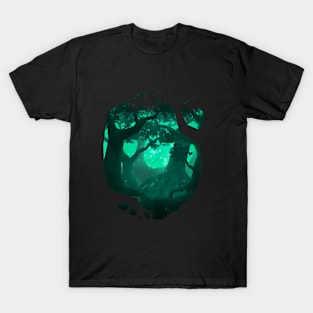 Deep Forest watercolor painting T-Shirt